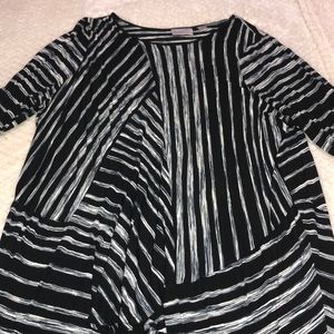 Striped tunic plus size